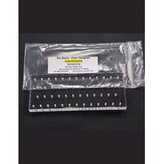 Palmero Healthcare  Clear Plexiglass 50 Hole Bur Blocks - Latch Style